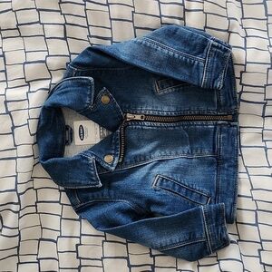Old Navy Denim Moto Jean Jacket